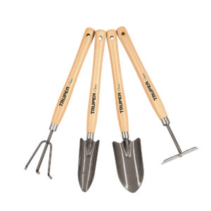 Juego de 4 herramientas mango 40cm Trupper