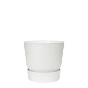 Maceta Greenville Blanca - 14 cm
