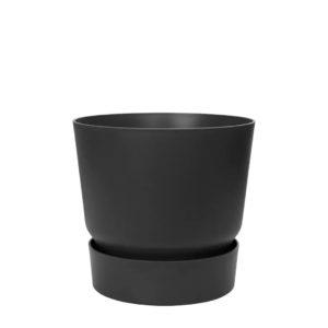 Maceta  Greenville Negra - 16 cm