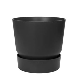 Maceta Greenville Negra - 20 cm